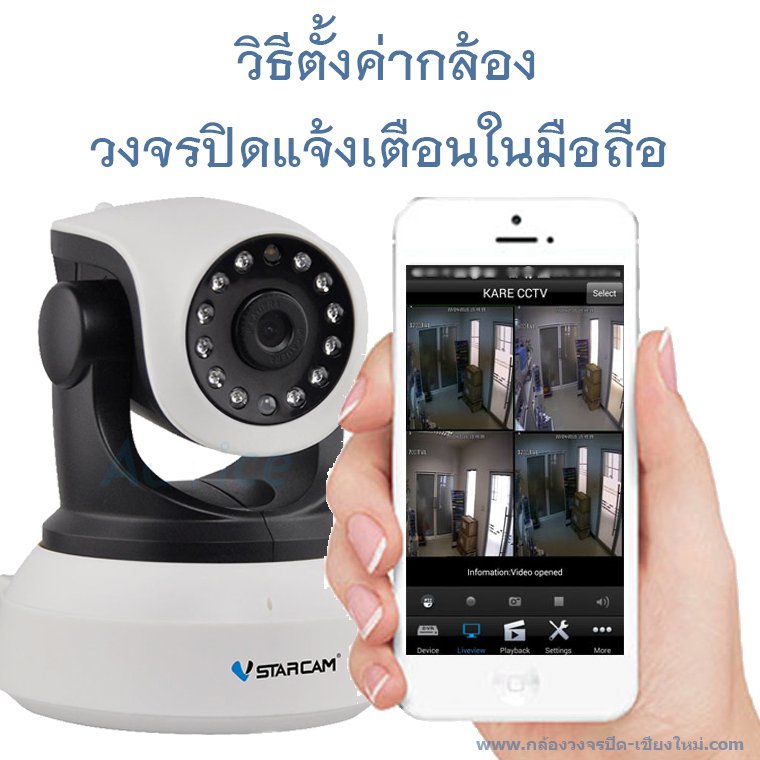 วิธีตั้งค่ากล้องวงจรปิดแจ้งเตือนในมือถือ –  กล้องวงจรปิดลำปาง