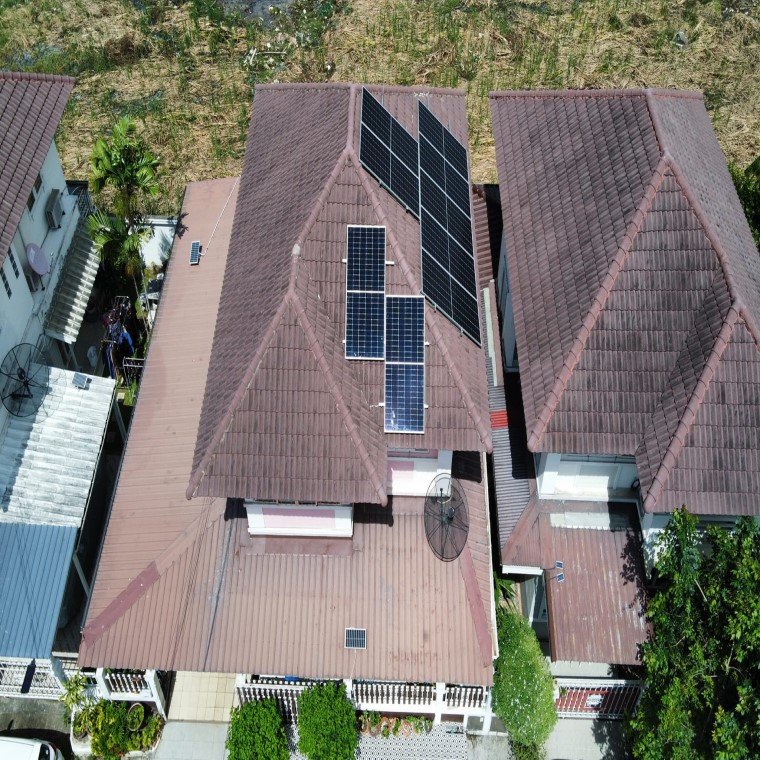 ติดตั้งระบบโซล่าร์เซลล์ 5 kW On-grid system เขตคลองสามวา กทม.