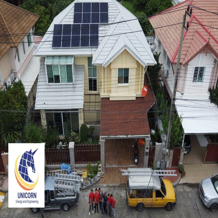 ติดตั้งระบบโซล่าร์เซลล์ 5 kW On-grid system เขตลาดพร้าว