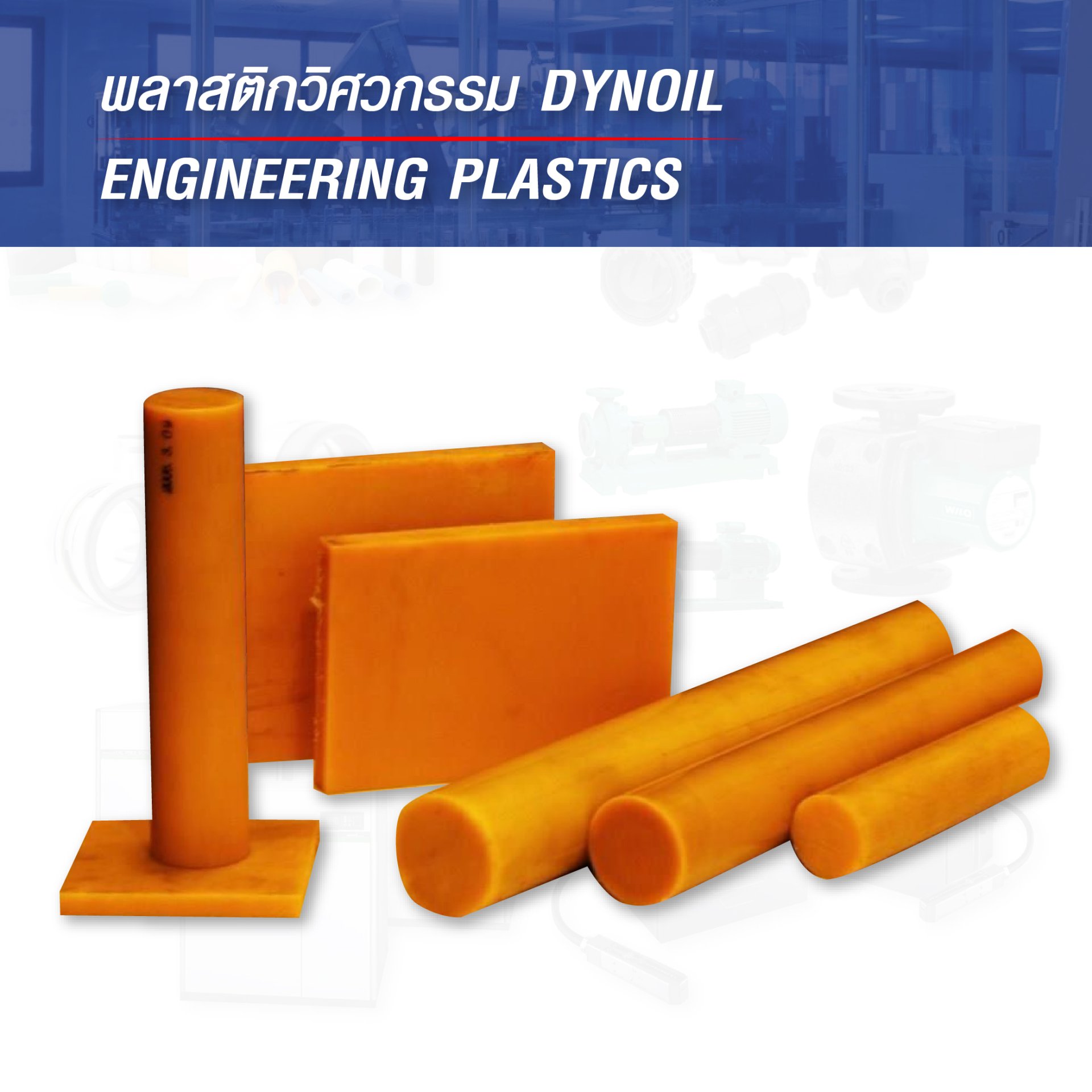 พลาสติกวิศวกรรม Dynoil (Polyamide 6G+oil )