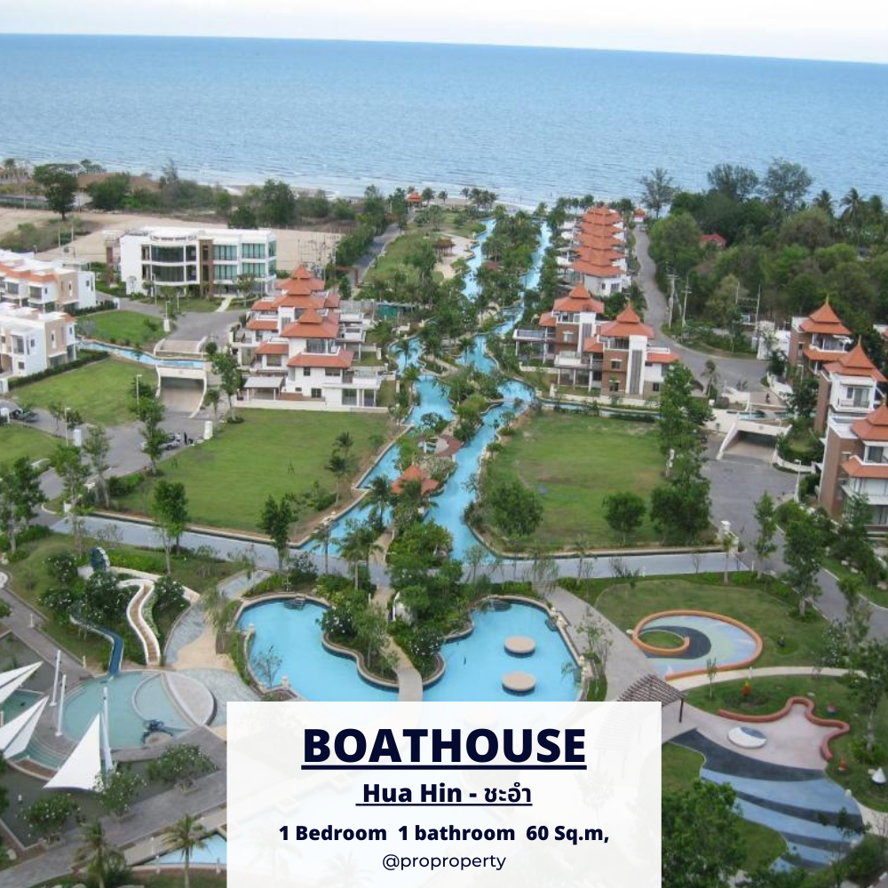 Condo for sale, Boathouse HuaHin Building C 12th floor 180 degree sea view