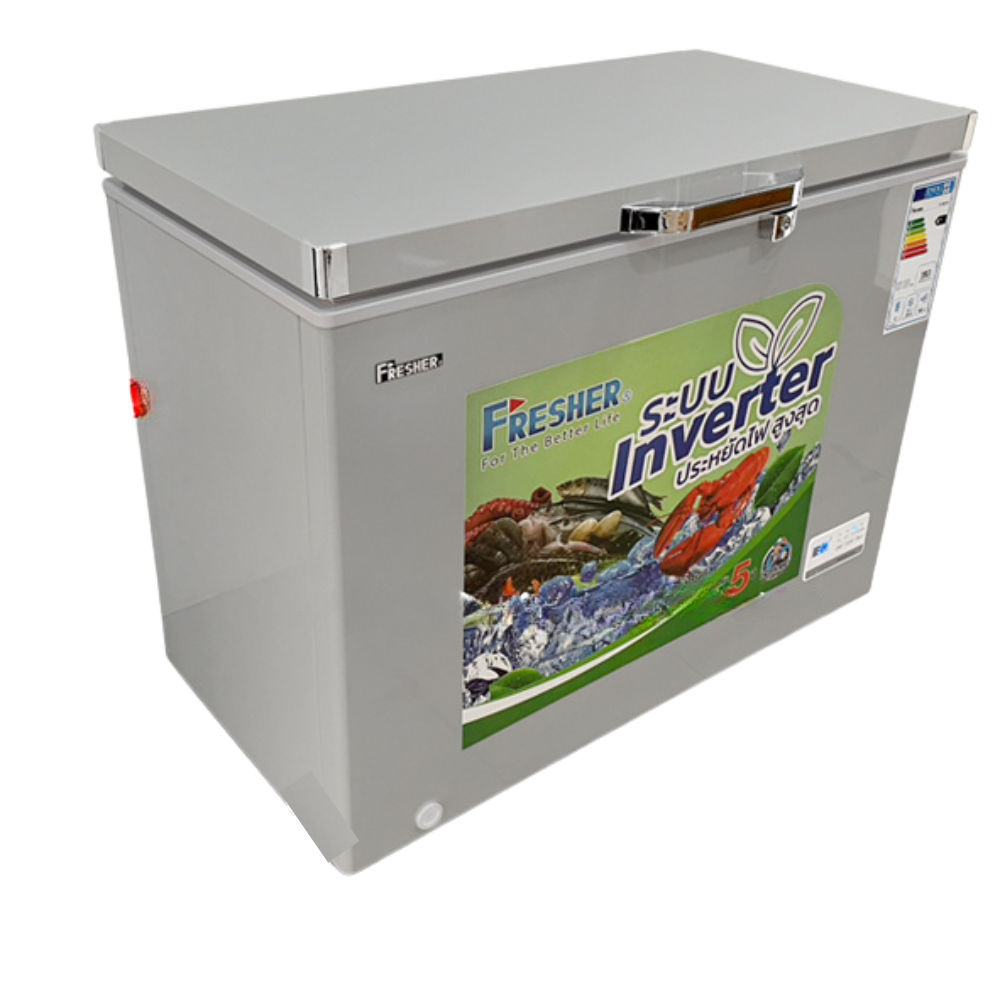 ตู้แช่ฝาทึบ 2 ระบบ Fresher รุ่น FF-245IVT ขนาด 8.7 คิว Inverter
