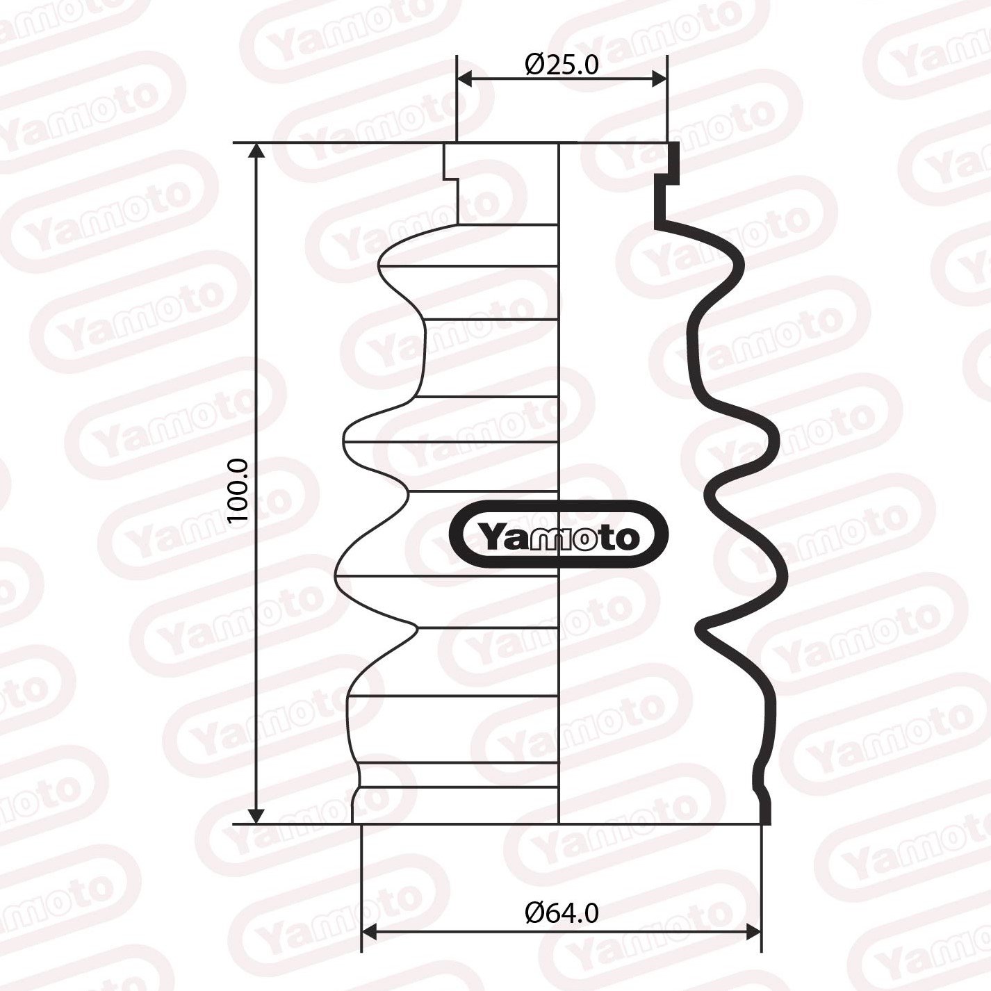 DRIVE SHAFT BOOT FB2160/0443717030/0443833011/0443820020 yamotorubber