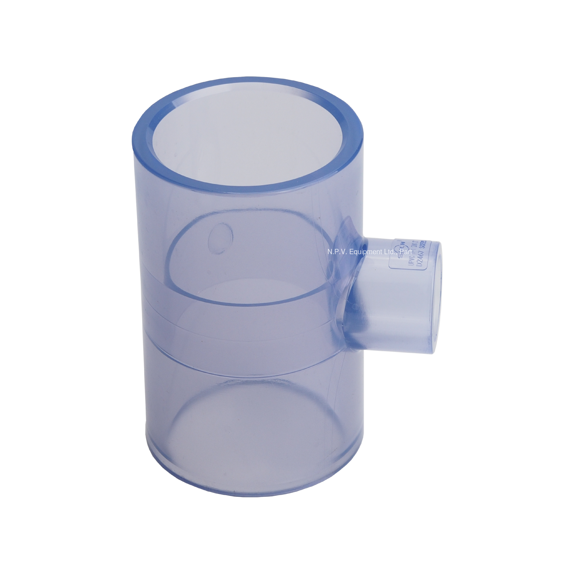 SHCN - Clear UPVC SCH80 Tee Reducer