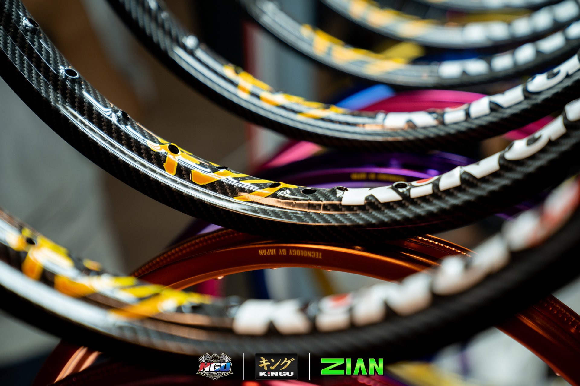 KINGU Rim Carbon Style (Alloy Material) Light/Hard/Stable