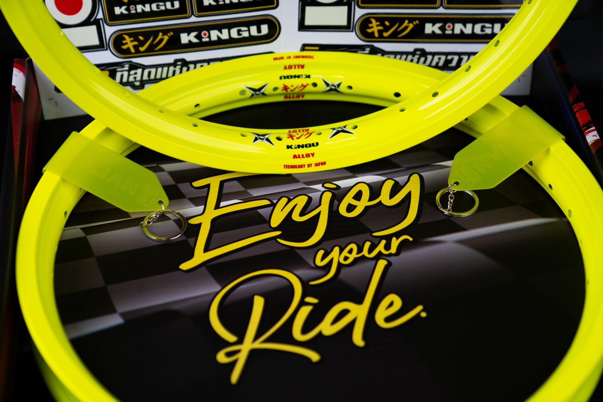 วงล้อ KINGU รุ่น Xtreme สีดำ กาแลคซี่ (อลูมิเนียม ซีรีย์ 7) - kingualloy