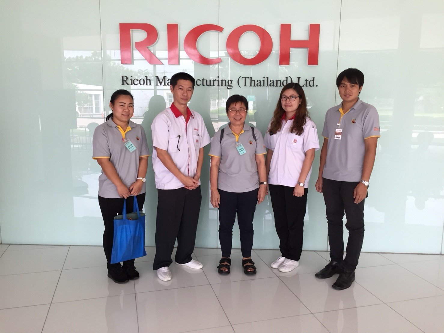 ลงพื้นที่ตรวจเยี่ยม บริษัท ริโก้ แมนูแฟคเจอริ่ง (ประเทศไทย) จำกัด