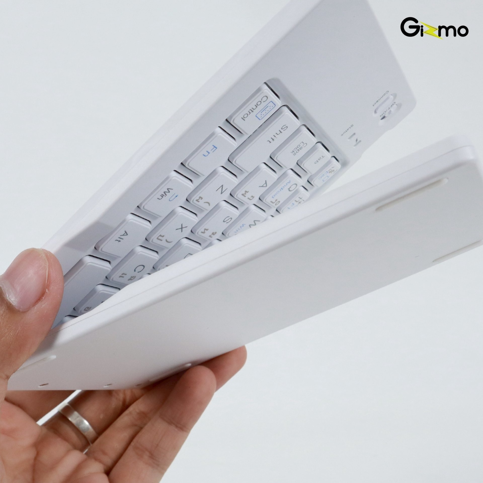 Bluetooth Folding Scissor Foot Keyboard คีย์บอร์ดไร้สาย คีย์บอร์ดบลูทูธ ...