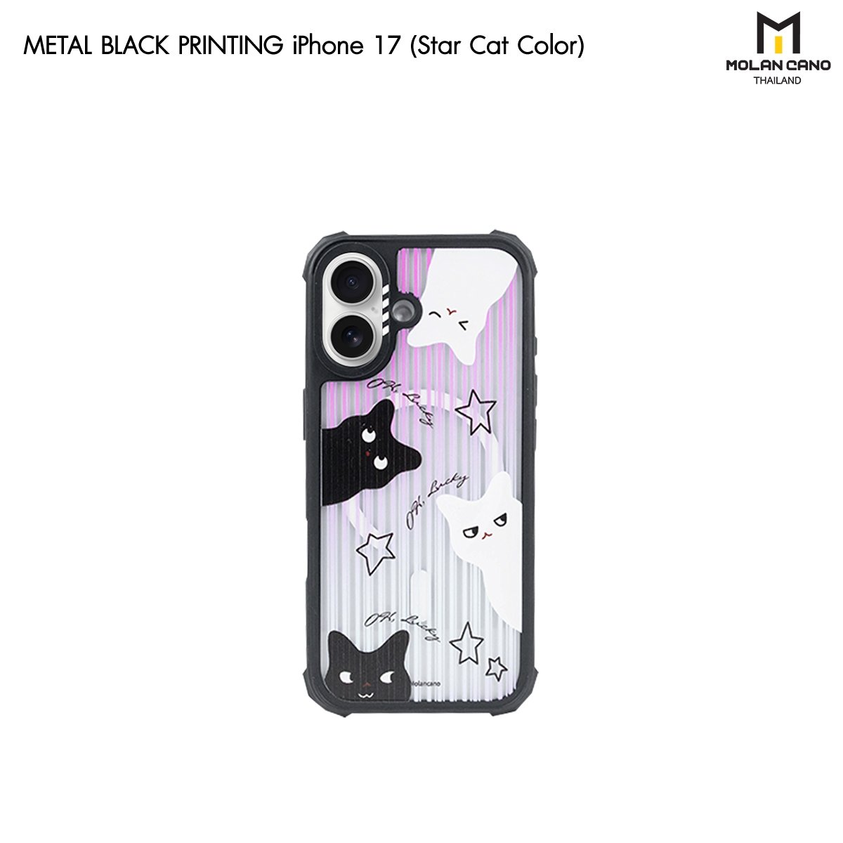 Molan Cano เคสใสลาย iPhone 17 รองรับ MagSafe ป้องกันกระแทก