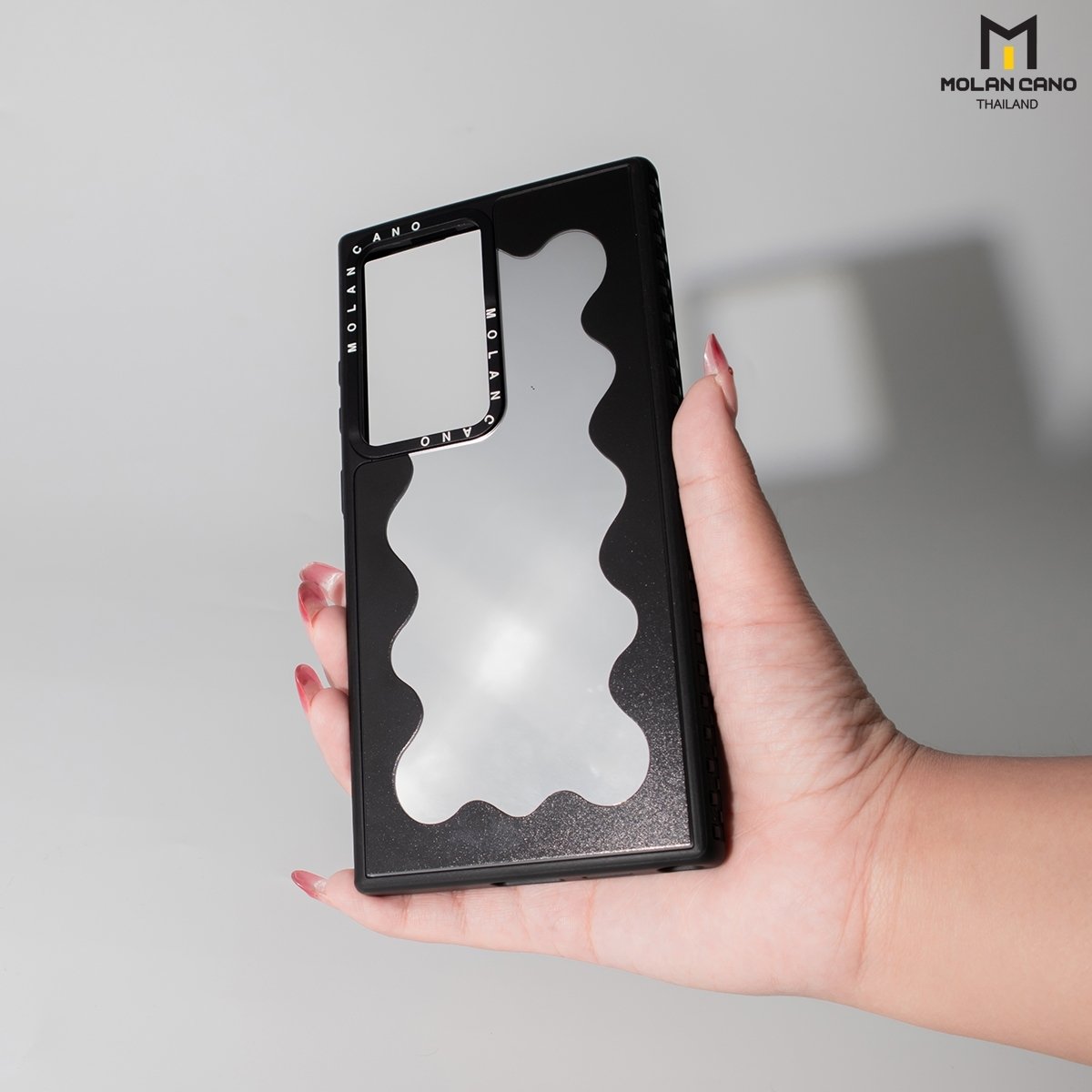 MOLAN CANO รุ่น S24 Ultra Mirror printing เคสกระจกสกรีนลาย สำหรับซัมซุง ...