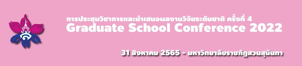 ประชาสัมพันธ์เชิญชวนบุคลากรและนักศึกษาเข้าร่วมนำเสนอผลงานวิจัย/บทความปริทัศน์ ในการประชุมวิชาการเสนอผลงานวิจัยระดับชาติ ครั้งที่ 4 “Graduate School Conference 2022”