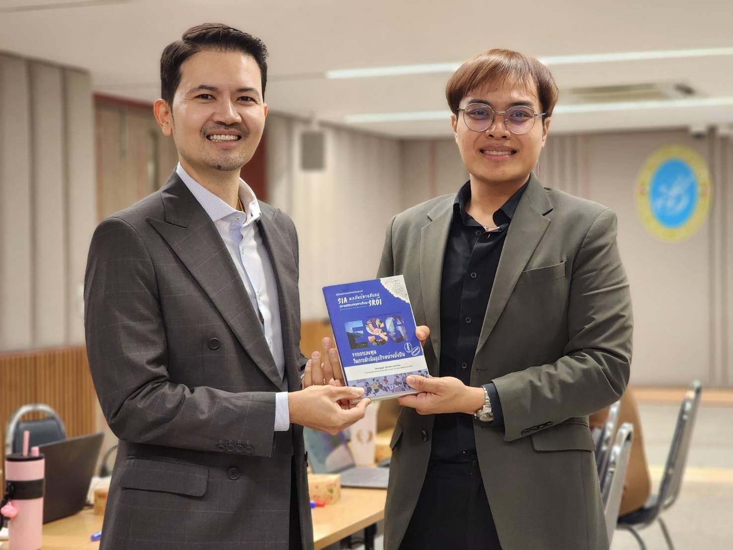  รองอธิการบดีฝ่ายบริหาร วิจัย และนวัตกรรม ได้ให้เกียรติเยี่ยมชมโครงการอบรมเชิงปฏิบัติการ การประเมินผลกระทบทางสังคม (Social Impact Assessment: SIA) และการประเมินผลตอบแทนทางสังคมจากการลงทุน (Social Return on Investment: SROI)  ระดับสูง (Advanced Level)