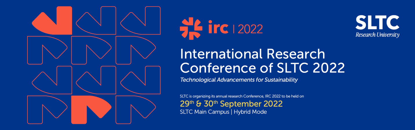 ส่งบทคัดย่องานวิจัยในสาขาวิชาที่เกี่ยวข้อง และเข้าร่วมการประชุมวิจัยนานาชาติ International Research Conference: IRC 2022 
