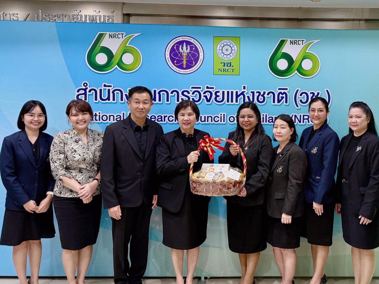 สถาบันวิจัยและพัฒนา มหาวิทยาลัยสวนดุสิต (มสด.) ร่วมพิธีเปิดงาน NRCT Forum 2025 และแสดงความยินดีในโอกาสครบรอบ 66 ปี สำนักงานการวิจัยแห่งชาติ (วช.)