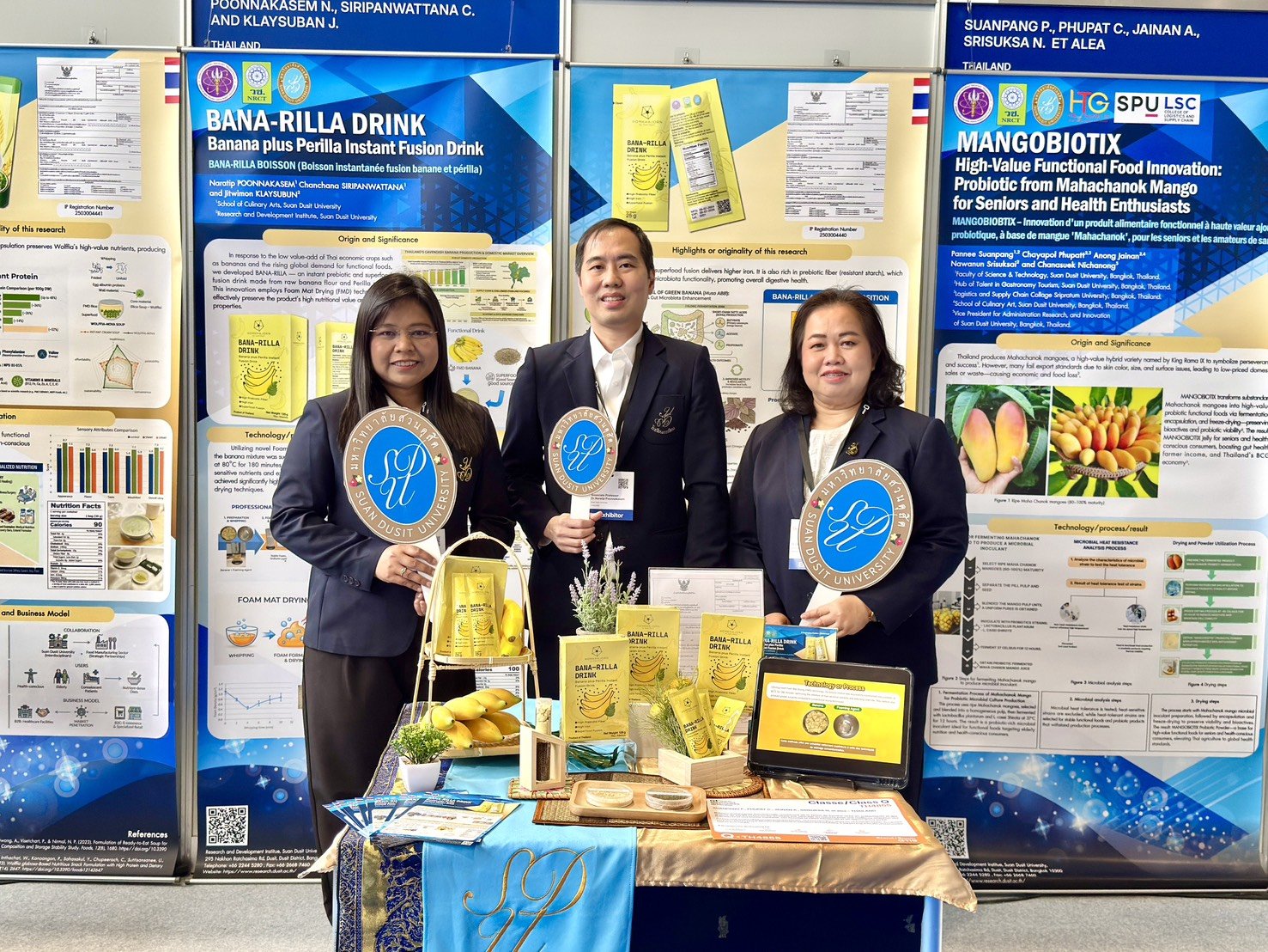 มหาวิทยาลัยสวนดุสิตตอกย้ำศักยภาพผู้นำนวัตกรรมด้านอาหาร คว้า 1 เหรียญทอง และ 3 เหรียญทองแดง จากเวทีนวัตกรรมระดับนานาชาติ