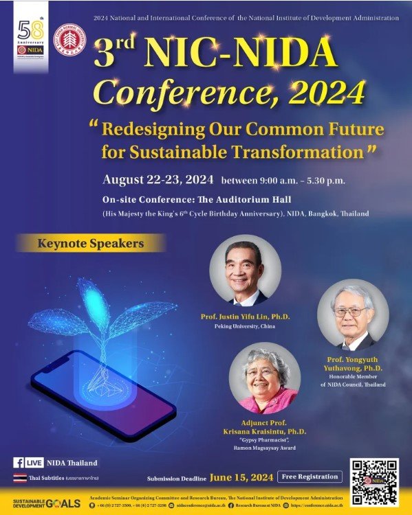 ประชาสัมพันธ์เชิญชวนเข้าร่วมประชุมวิชาการระดับชาติและนานาชาติ ประจำปี 2567 