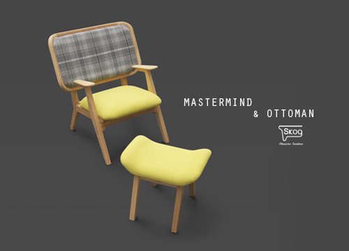 MASTERMIND, armchair & ottoman