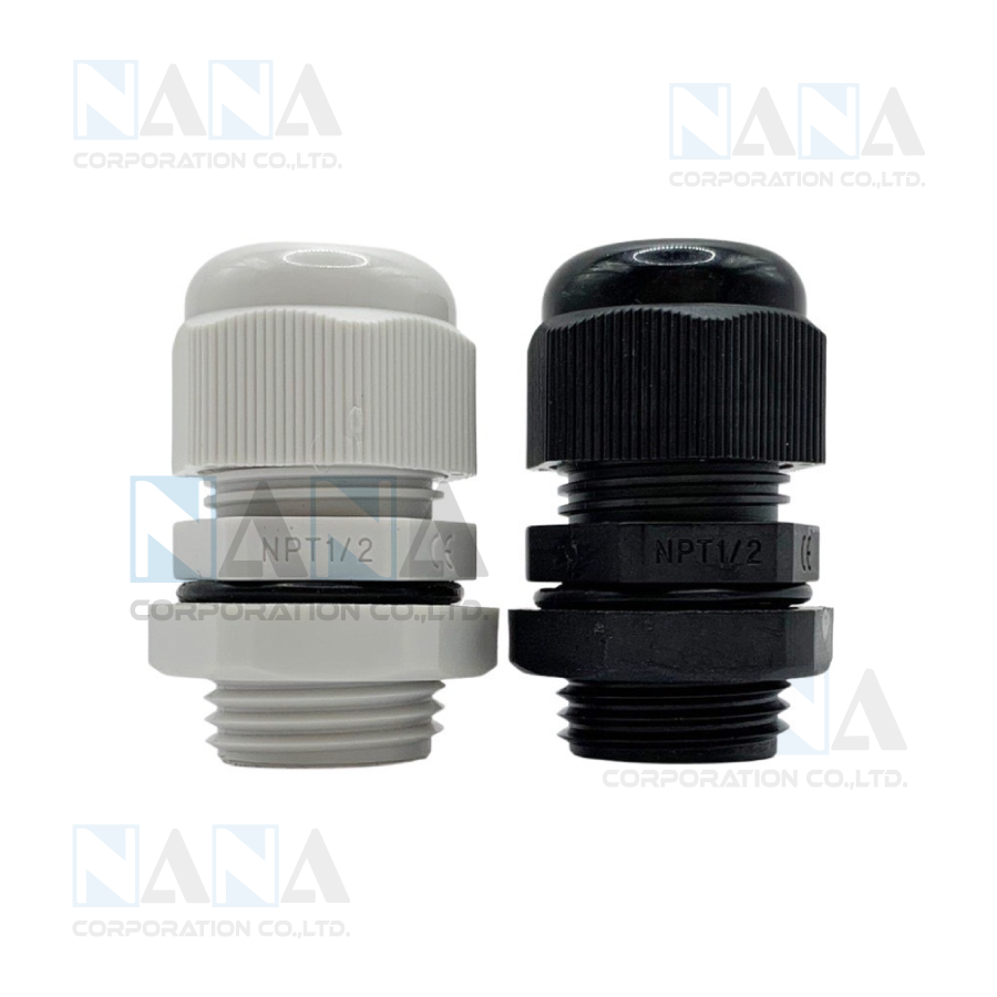 R&R เคเบิ้ลแกลนด์เกลียวล็อค NPT 1/2"  กันน้ำกันฝุ่น IP68