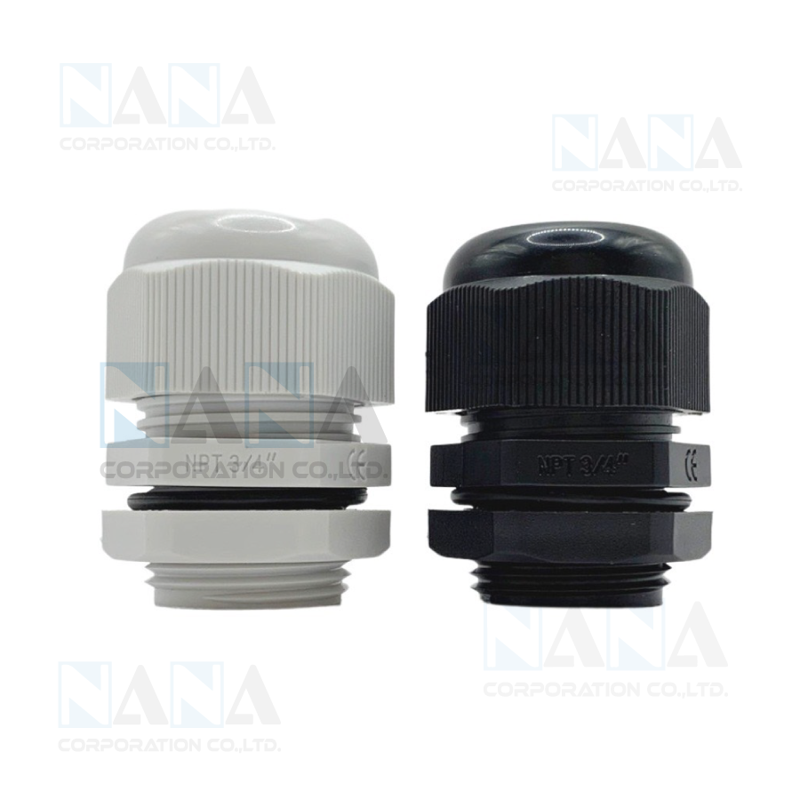เคเบิ้ลแกลนด์เกลียวล็อค NPT 3/4"  กันน้ำกันฝุ่น