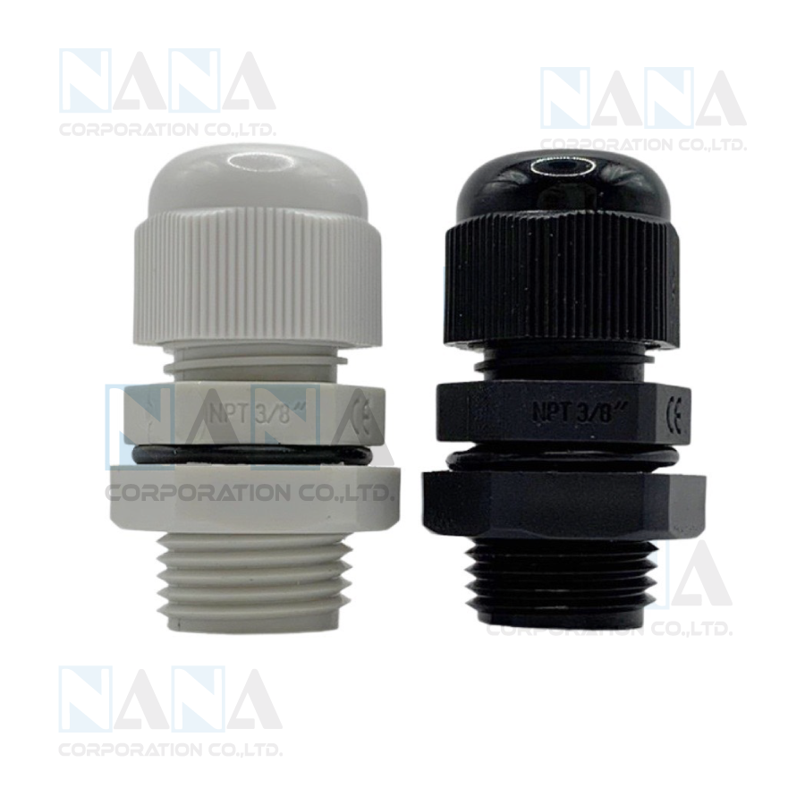 R&R เคเบิ้ลแกลนด์เกลียวล็อค NPT 3/8"  กันน้ำกันฝุ่น IP68