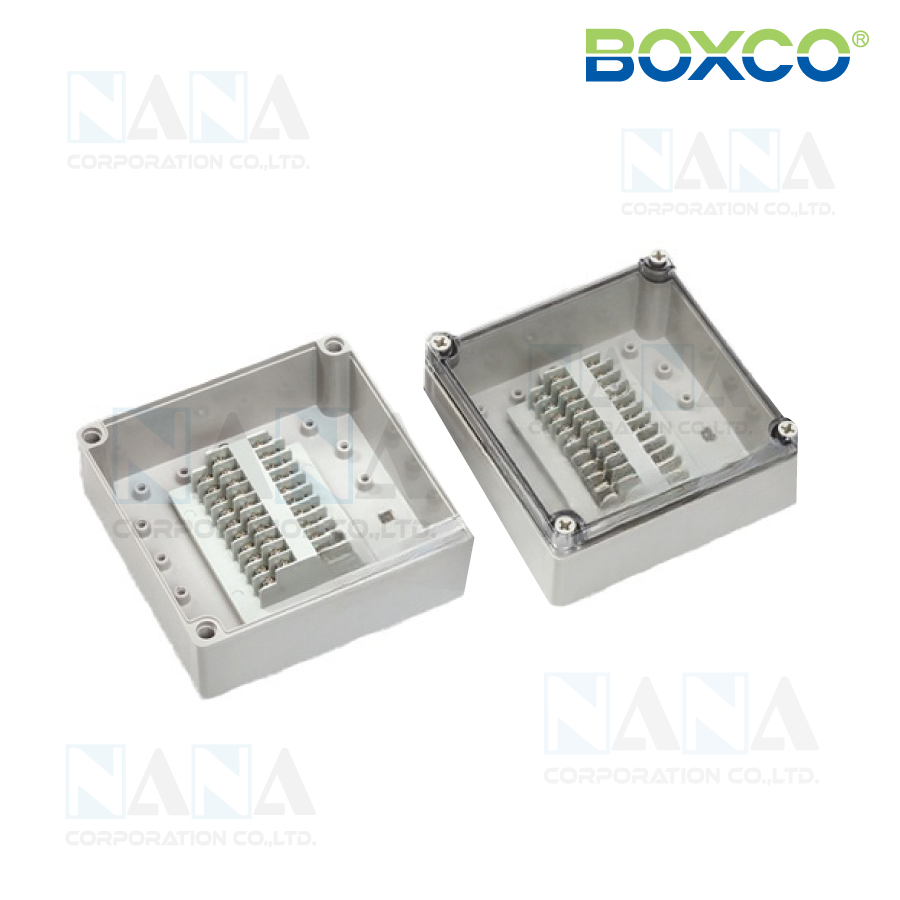 Block Box Protection BC-AGG-20PA BOXCO, ABS Plastic Terminal Block Box กล่องเทอร์มินอลกันน้ำ