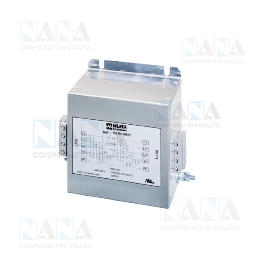 MEF EMC-FILTER 3-PHASE 1-STAGE WITH NEUTRAL