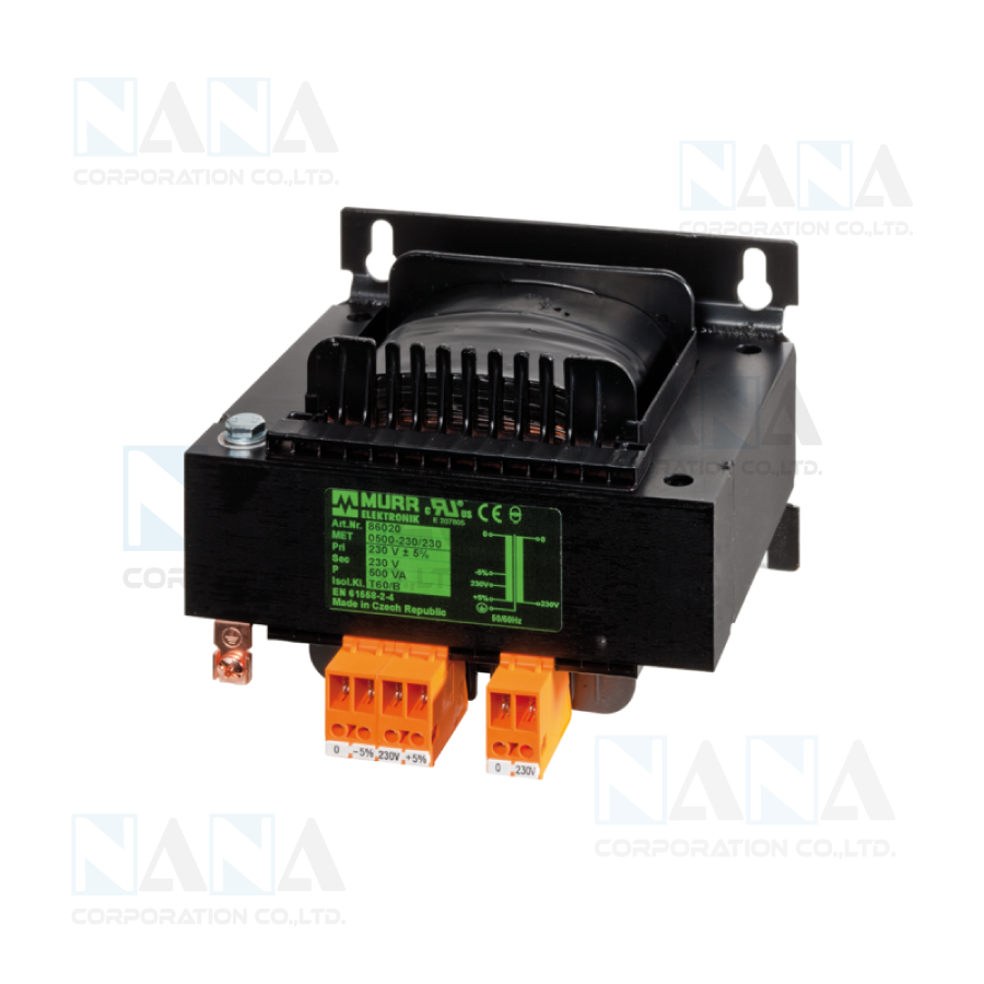 MET 1-PHASE CONTROL AND ISOLATION TRANSFORMER P: 500-1000VA