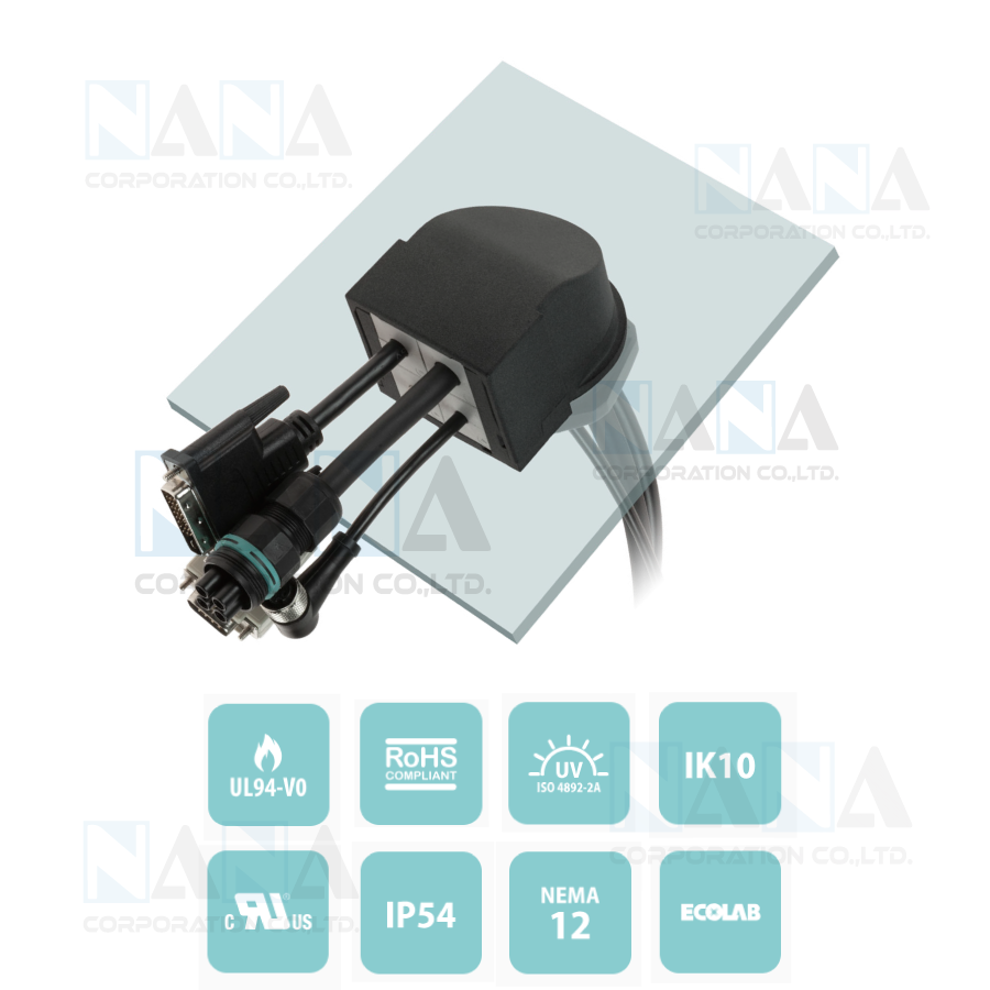 DESPRED 50-90 Divisible cable glands with 90° cable entry