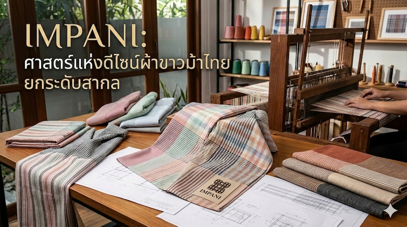 อิมปานิ พลิกดีไซน์ผ้าขาวม้าด้วยลายทางและช่องตารางมีมิติ