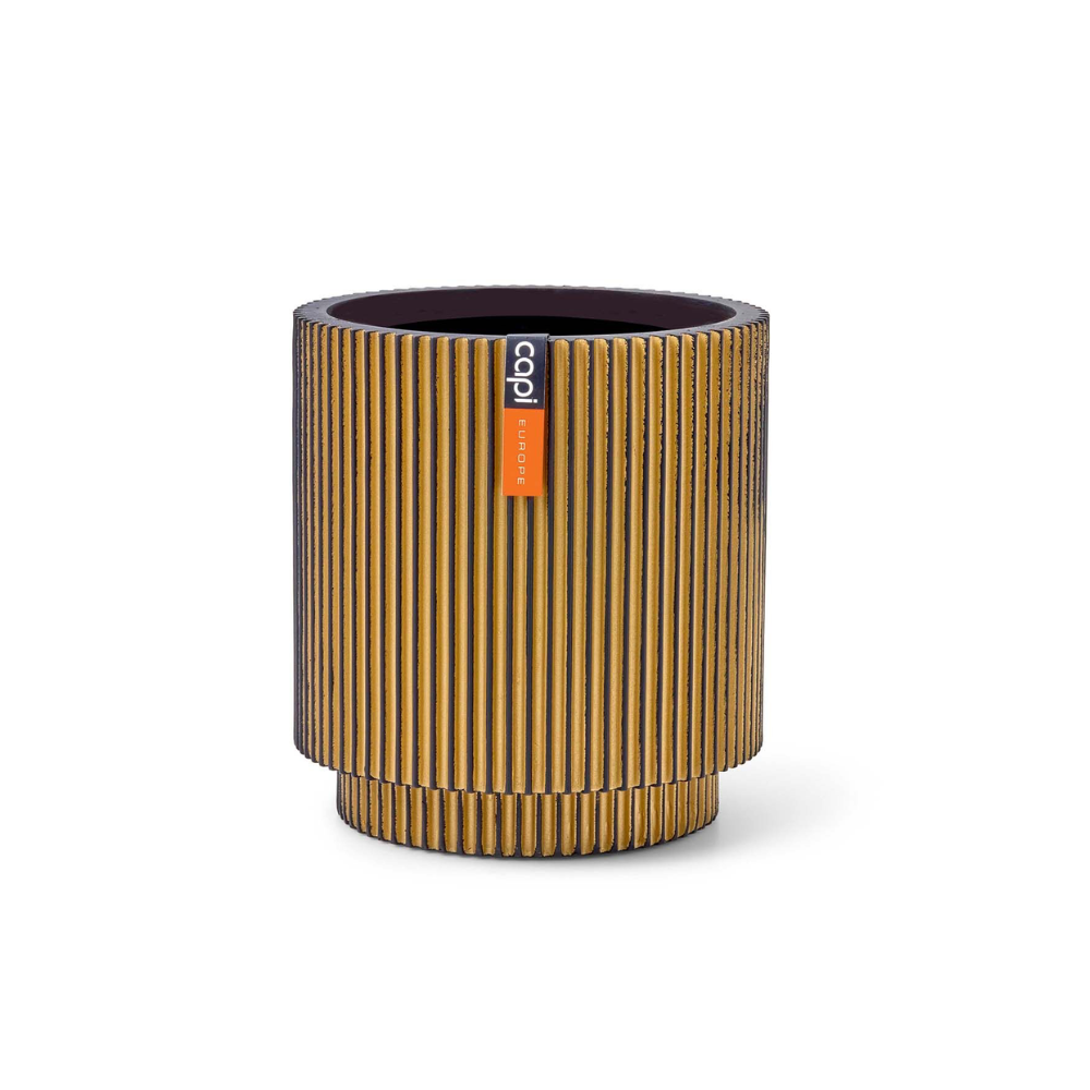 Vase Cylinder Groove (Size D 41 x H 40 cm)