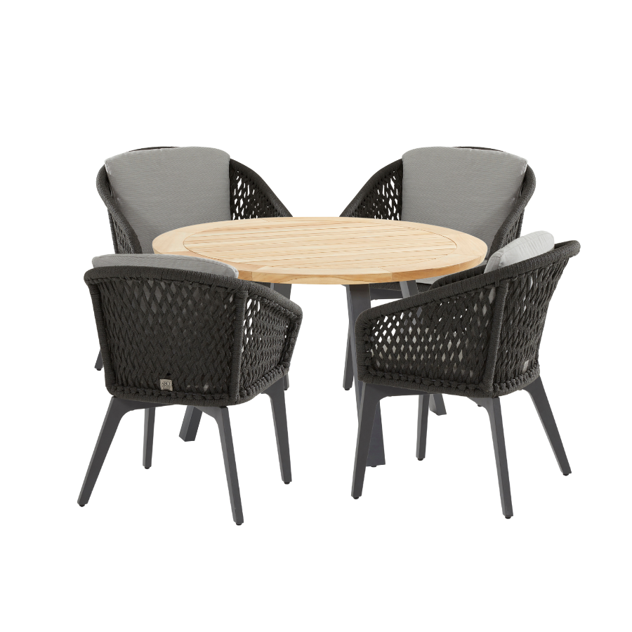 BELIZE DINING ANTHRACITE