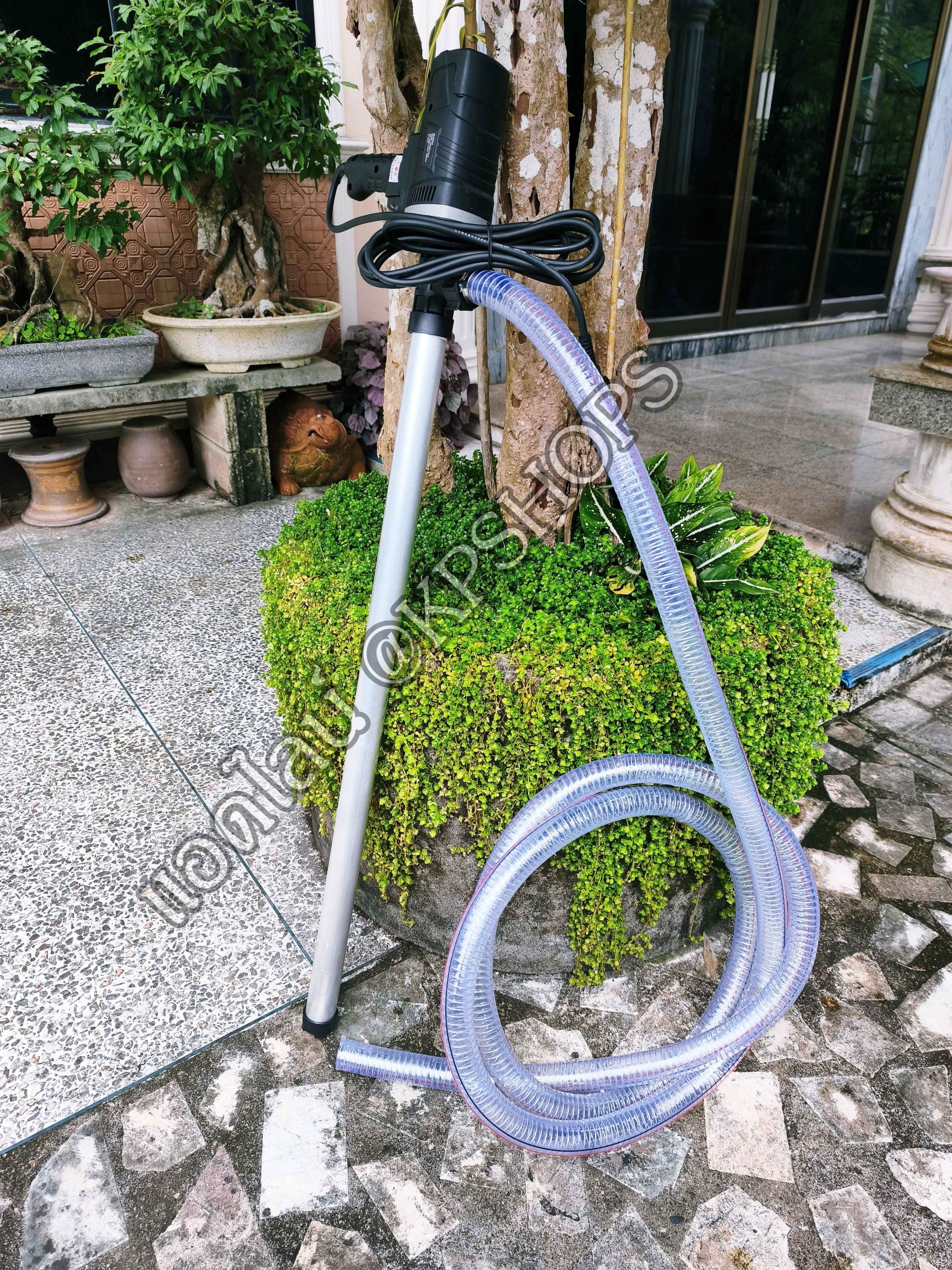 ปั๊มสูบน้ำมันไฟฟ้า 220V ดูดของเหลวหนืด จุ่มถัง 200 ลิตร