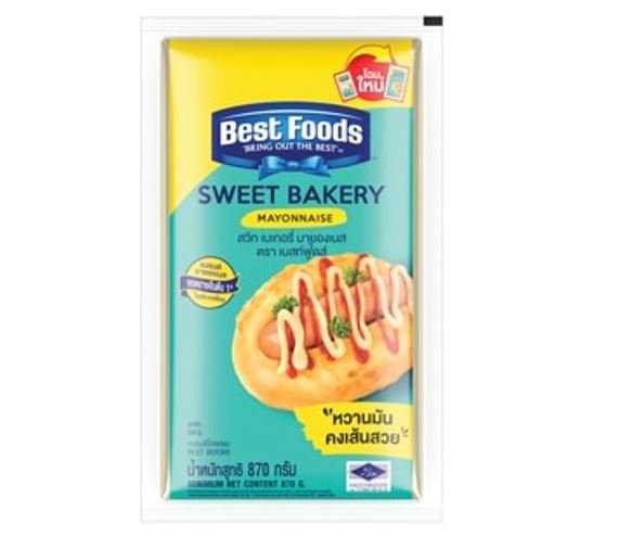สวีท เบเกอรี่ มายองเนส ตราเบสท์ฟู้ดส์ 870 กรัม Best Foods Sweet Bakery  Mayonnaise 870 G. - Bncbakery