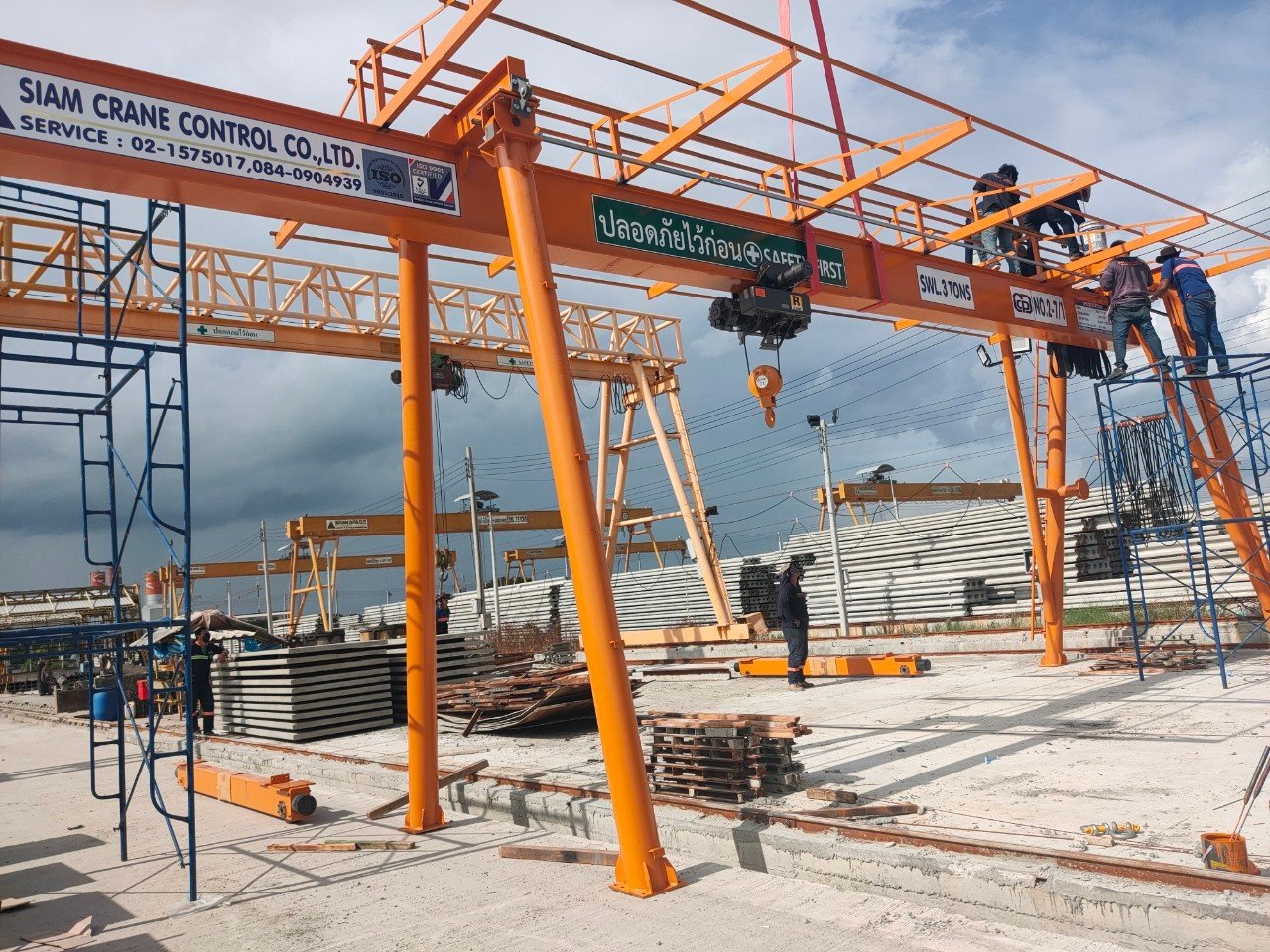 Gantry Crane Single Box Girder 3 Tons 1 Set
