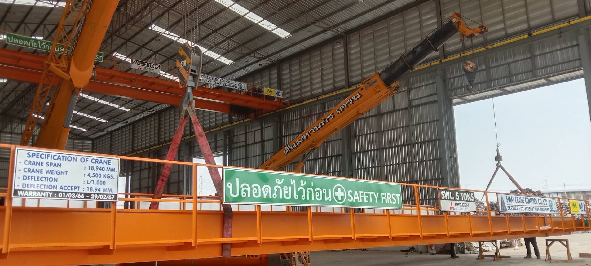 Semi Gantry Crane 5 Tons Span 