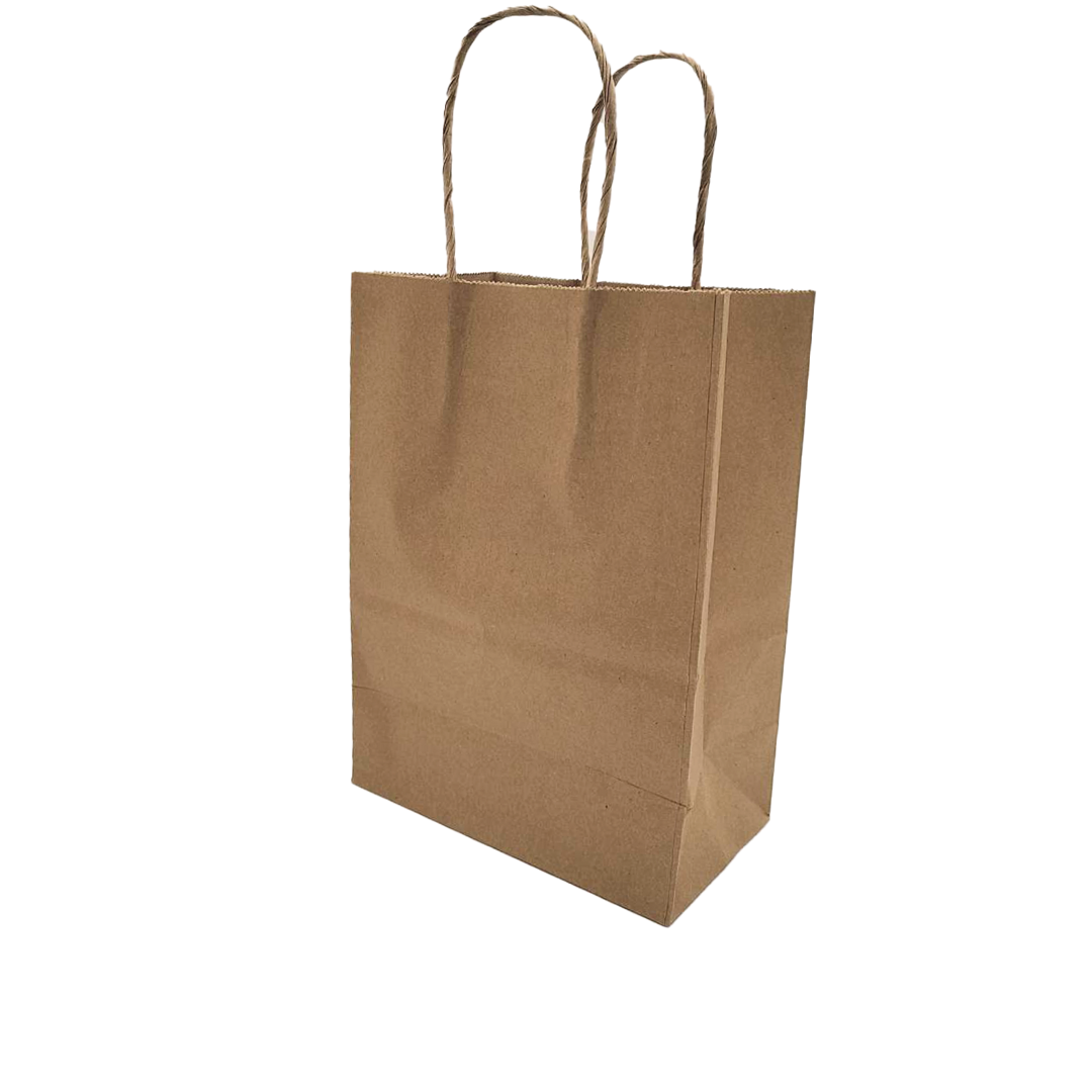 Kraft Paper bag with Handle KI 125 Gsm