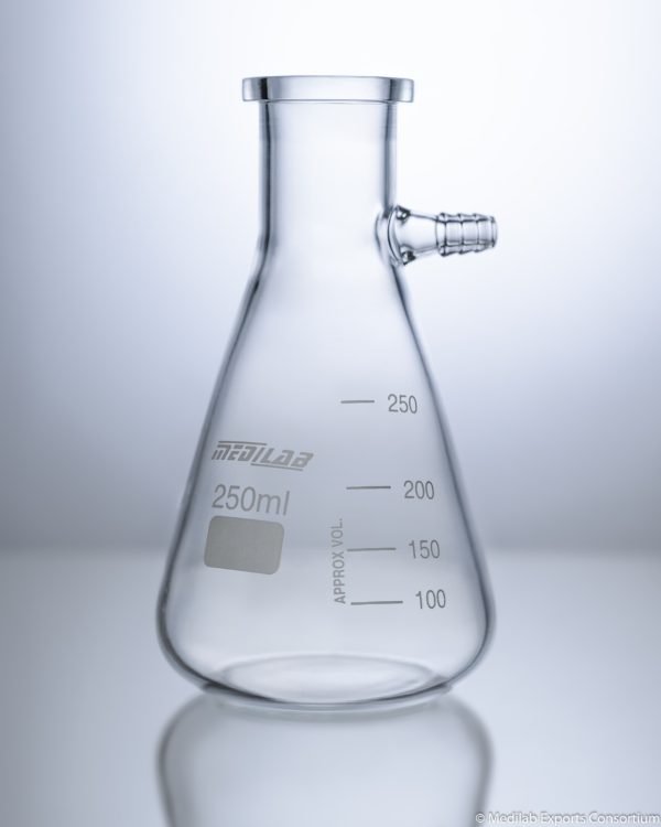 ขวดกรองสาร Filtering Flask with Side Tubulature / Suction Flask, Flask Filtration or Buchner Flask