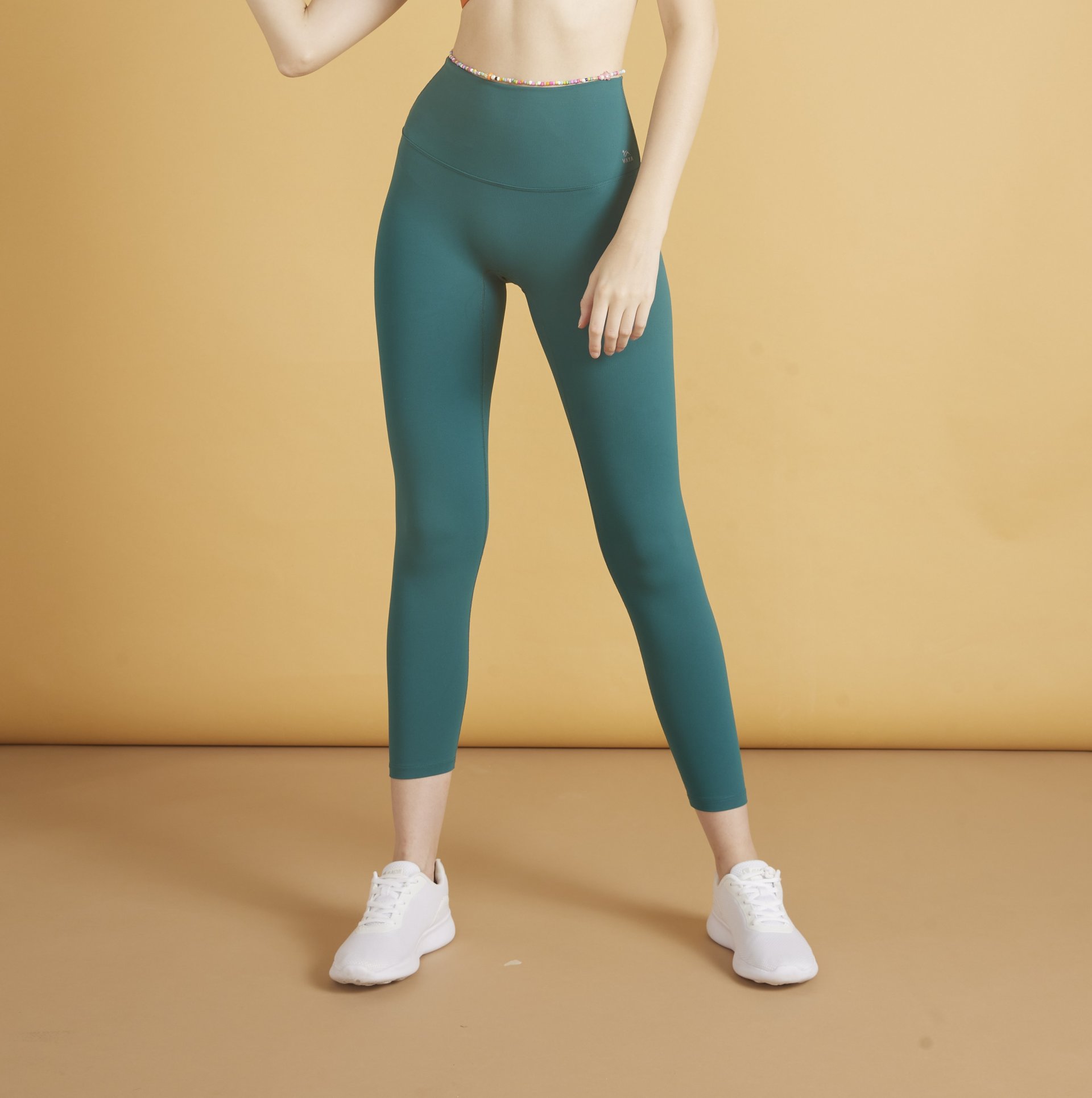 Carrot green leggings - กางเกง