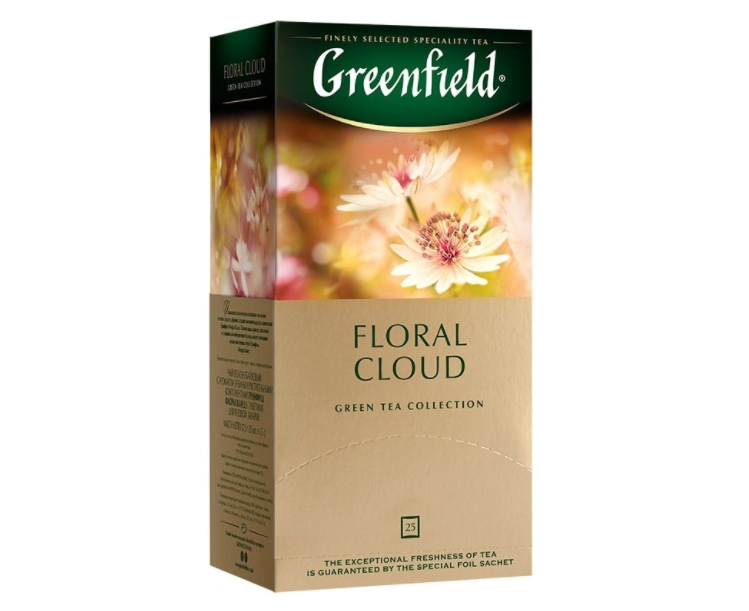 ชาเขียว Greenfield  Floral Cloud ชาดีจากรัสเซีย