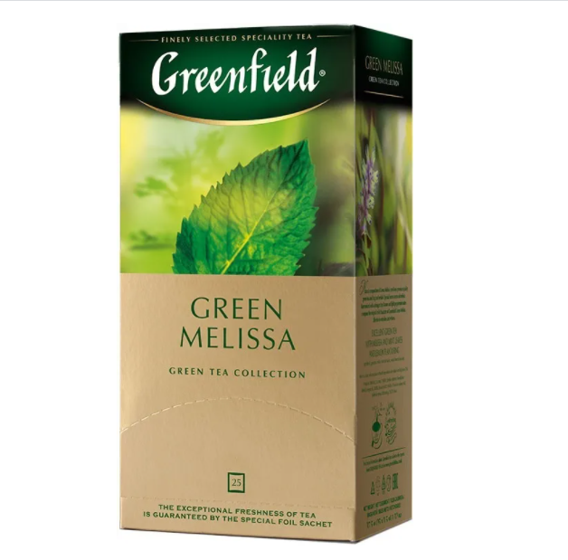 ชาเขียว Greenfield Green Melissa ชาดีจากรัสเซีย