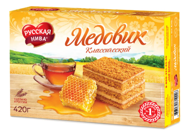 เค้กพื้นเมืองรัสเซีย เค้กน้ำผึ้ง เมโดวิก  /Медовик