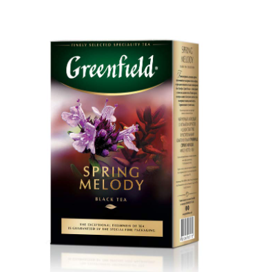 ชาดำชนิดใบ Greenfield Spring Melody ขนาด 100 กรัม