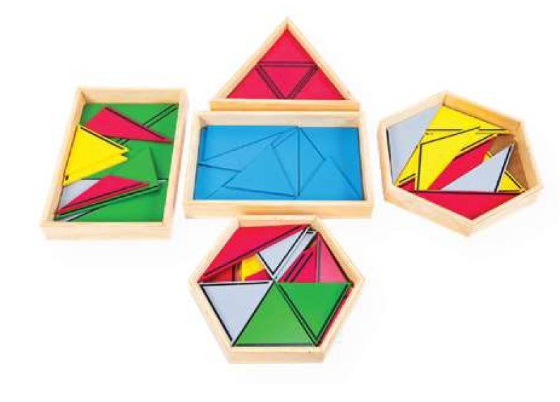 กล่องสามเหลี่ยมสร้างสรรค์ กล่องที่ 1-5