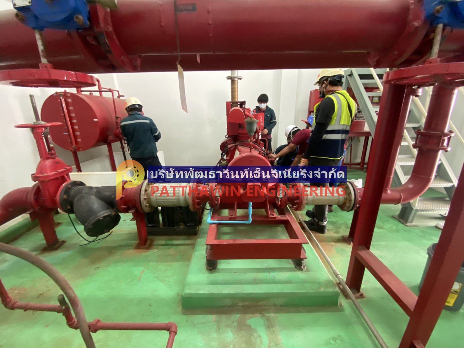 PM Fire Pump System & Performance Test patthawin