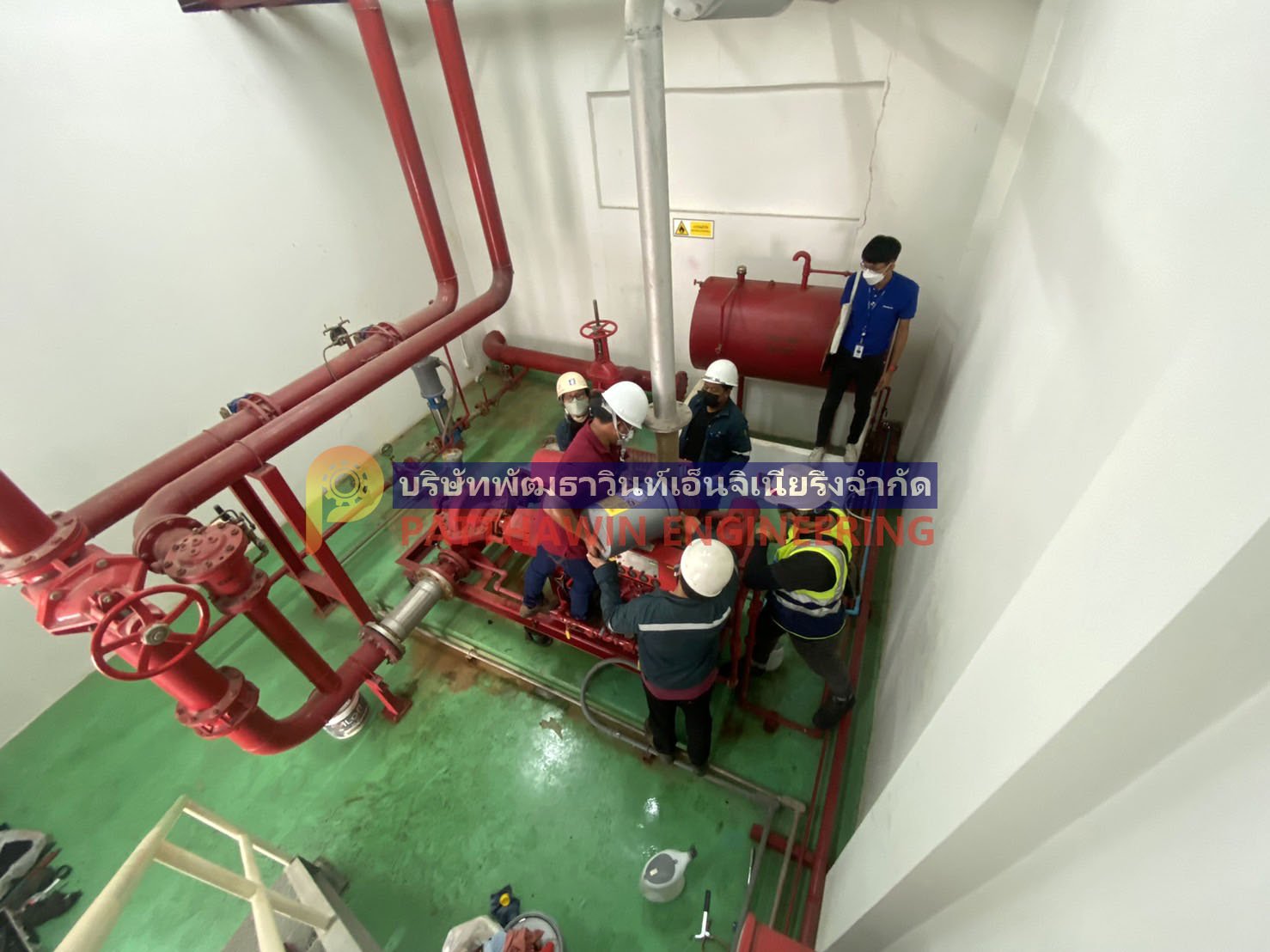 PM Fire Pump System & Performance Test patthawin
