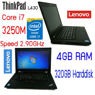 Lenovo L430 Core i7 -3520M @2.90 GHz RAN 4GB