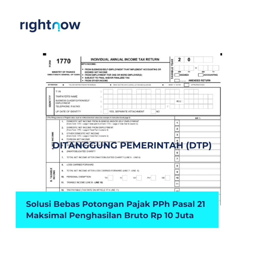 Solusi Bebas Potongan Pajak PPh Pasal 21