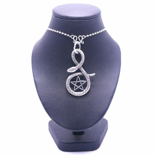 Pendant Pentacle with Stainless steel necklace
