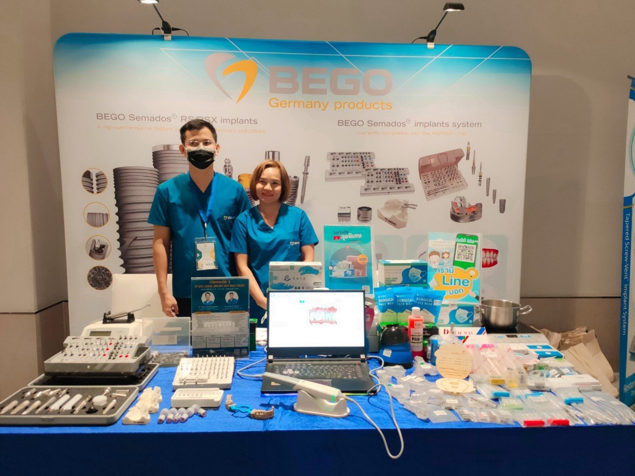 บูธพรอมมิเน้นท์รากเทียม BEGO บูธพรอมมิเน้นท์รากเทียม BEGO