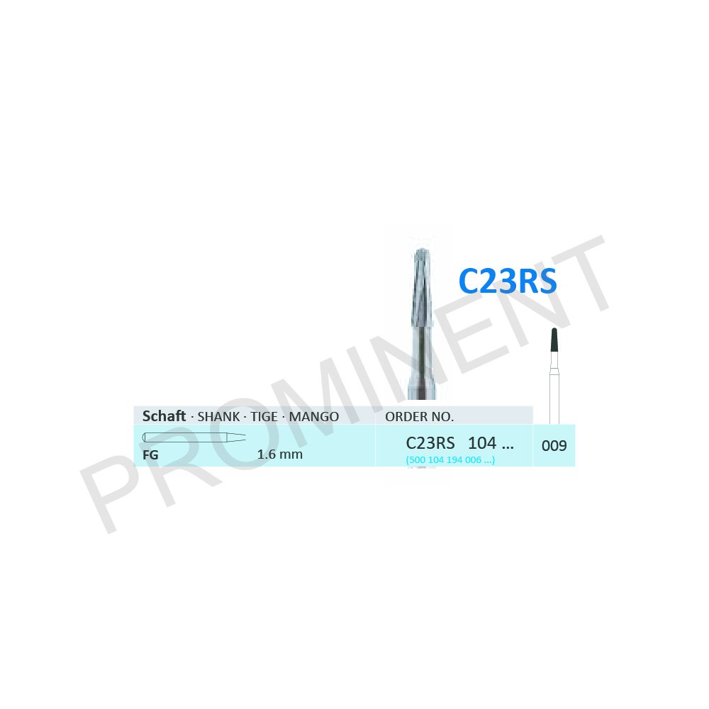 CARBIDE BURS C23RS 104 009 / 1PCS